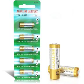 Beidongli 27A 12V Alkaline Batteries A27S MN27 L828 A27 12V High Endurance Battery 5 Piece 【3 Years Warranty】 in Kuwait