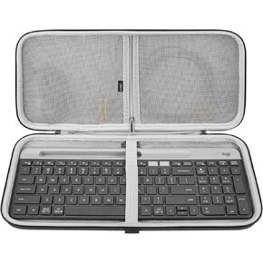 Geekria Keyboard Carrying Case, Compatible with Logitech MK470 Slim / K585 / K580 Keyboard and Mouse Combo, Hard Shell Protective Travel Bag (Pink) in Kuwait