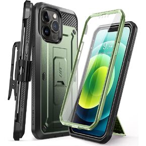 SUPCASE for iPhone 13 Pro Max Case (6.7 inch) with Screen Protector, Black in Kuwait