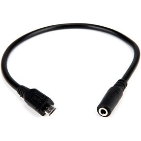 ELEFA E1003 3.5mm Female 3 Pole Aux Audio Jack to Micro USB B 5 Pin Male Adapter Cable 1FT in Saudi Arabia