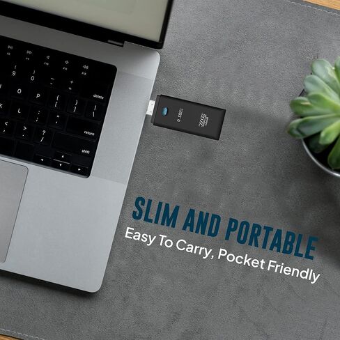 New SD Card Reader USB 3.0 [1 Pack] SD Card Reader, Memory Card Reader, External Memory Card Readers for Laptop Windows, SD USB Adapter OTG in Kuwait