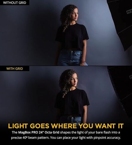 ماج مود ماج بوكس برو 24 انش شبكة ثماني - تحكم في الضوء وتركيزه بكفاءة in Kuwait