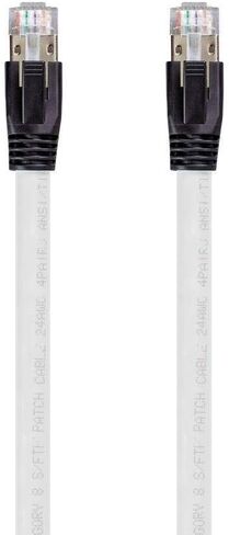Monoprice Cat8 Ethernet Network Cable - 5 Feet - Black | 2GHz, 40Gbps, 24AWG, S/FTP - Entegrade Series in Kuwait