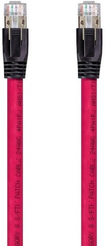 Monoprice Cat8 Ethernet Network Cable - 5 Feet - Black | 2GHz, 40Gbps, 24AWG, S/FTP - Entegrade Series in Kuwait