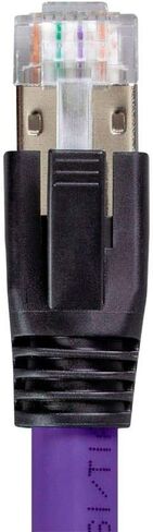 Monoprice Cat8 Ethernet Network Cable - 5 Feet - Black | 2GHz, 40Gbps, 24AWG, S/FTP - Entegrade Series in Saudi Arabia