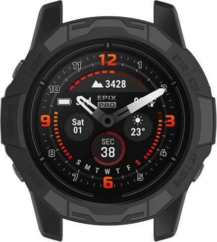 Watch Cover Compatible with Garmin Fenix 7X Solar/7X Pro Solar - 51mm Case (5Colors) in Saudi Arabia