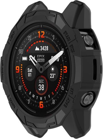Watch Cover Compatible with Garmin Fenix 7X Solar/7X Pro Solar - 51mm Case (5Colors) in Saudi Arabia