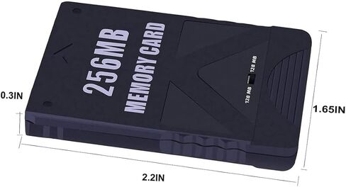 بطاقة ذاكرة CONNYAM سعة 256 ميجابايت متوافقة مع بطاقة ذاكرة الألعاب عالية السرعة لجهاز Playstation 2 PS2 in Kuwait