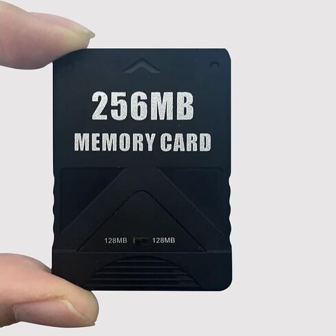 بطاقة ذاكرة CONNYAM سعة 256 ميجابايت متوافقة مع بطاقة ذاكرة الألعاب عالية السرعة لجهاز Playstation 2 PS2 in Kuwait