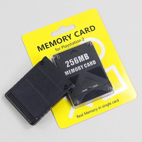 بطاقة ذاكرة CONNYAM سعة 256 ميجابايت متوافقة مع بطاقة ذاكرة الألعاب عالية السرعة لجهاز Playstation 2 PS2 in Kuwait
