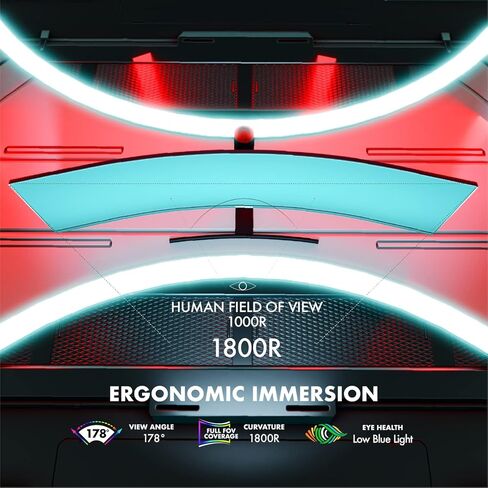 شاشة Viotek SUW49DA2 مقاس 49 بوصة فائقة الاتساع | 1440p 120 هرتز 1800R | 5120x1440p 32:9 Dual QHD |2X DP 1.4، 2X HDMI 2.0، 3.5 ملم | مكبرات صوت مدمجة | فيسا in Kuwait