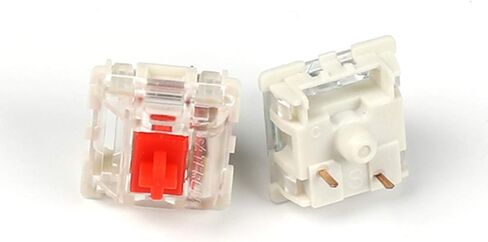 Gateron Switches Mx Keyboard Switch 3pin SMD LED Underglow Led Compatible for MX Mechanical Keyboards Transparent Cover White Base (SMD Blue 68 PCS) in Saudi Arabia