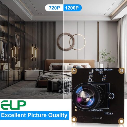 High Speed Global Shutter USB Camera Module for Computer 1200P 90FPS Webcam in Saudi Arabia