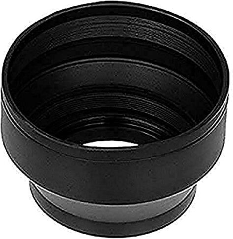 Fotodiox 3-Section Rubber Lens Hood, Sun Shade, 55mm in Saudi Arabia
