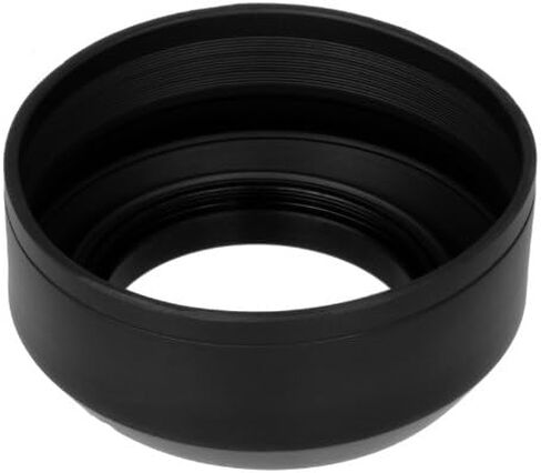 Fotodiox 3-Section Rubber Lens Hood, Sun Shade, 55mm in Saudi Arabia