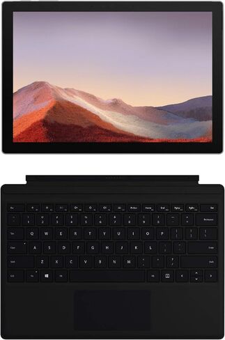 Microsoft Surface Pro 7: الجيل العاشر i3-1005G1، ذاكرة وصول عشوائي سعتها 4 جيجابايت، محرك أقراص SSD سعة 128 جيجابايت، شاشة تعمل باللمس PixelSense مقاس 12.3 بوصة (2736 × 1824)، تتضمن غطاء الكتابة (متجدد) in Saudi Arabia