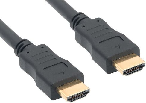 كابليليرا HDMI عالي السرعة مع ايثرنت، ذكر/ذكر 6 قدم، اسود (ZC5599MM-06) in Kuwait