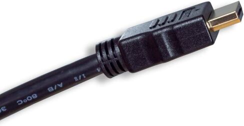 كابليليرا HDMI عالي السرعة مع ايثرنت، ذكر/ذكر 6 قدم، اسود (ZC5599MM-06) in Kuwait