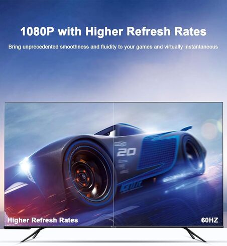 محول HDMI الى منفذ عرض 4K 60Hz، كيبل محول HDMI الى DP من كوبمان، HDMI 2.0 نشط الى موصل منفذ عرض لجهاز Xbox PS4، يدعم مخرج فيديو 1080P 144Hz in Kuwait