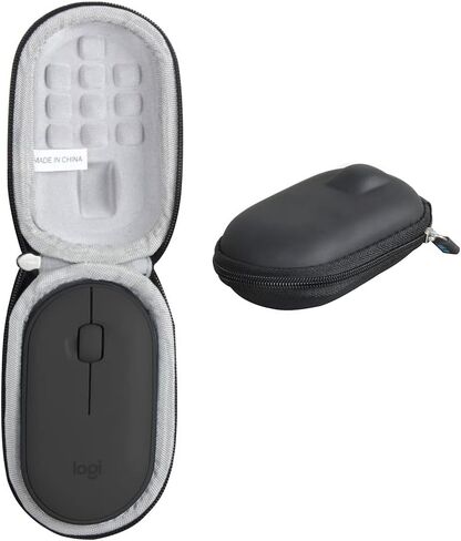 حافظة سفر Anleo لماوس Logitech Pebble M350 / Logitech M355 اللاسلكي المحمول (وردي) in Kuwait