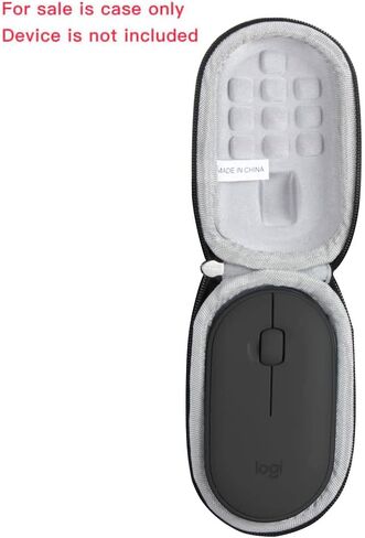 حافظة سفر Anleo لماوس Logitech Pebble M350 / Logitech M355 اللاسلكي المحمول (وردي) in Kuwait