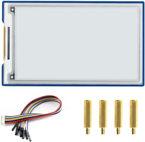 وحدة عرض الحبر الإلكتروني الورقية الإلكترونية 3.7 بوصة لـ Raspberry Pi Pico 480 × 280 بكسل أسود/أبيض واجهة SPI دعم جزئي تحديث جزئي in Saudi Arabia