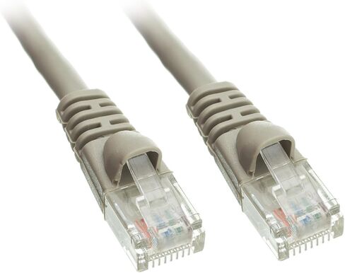 كابل CAT5E 350 ميجاهرتز بطول 5 أقدام UTP مع حذاء مصبوب، رمادي (CNE67445) in Saudi Arabia