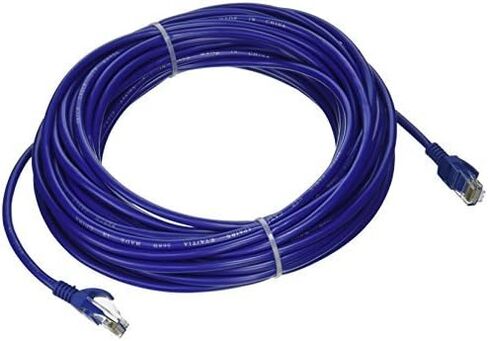10 Pack, Cat5e Blue Ethernet Patch Cable, Snagless Molded Boot, 1 Feet, CNE541129 in Saudi Arabia