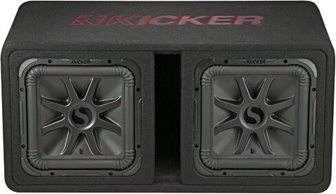 Kicker 45DL7R122 L7R 12" Dual Subwoofers+Vented Sub Box Enclosure 2-Ohm DL7R122 in Saudi Arabia