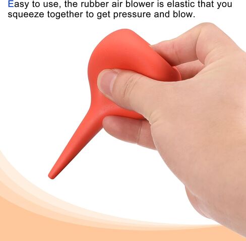 MECCANIXITY Dust Ball Air Blower Rubber Blowing Pump Cleaning Tool 30ml Red for Camera Lens, Keyboard, PCB Board, Computer, Plants in Saudi Arabia