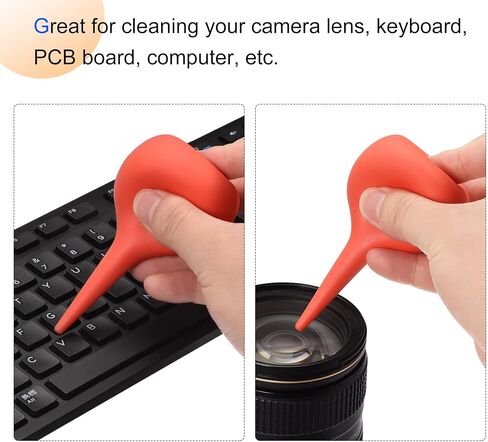MECCANIXITY Dust Ball Air Blower Rubber Blowing Pump Cleaning Tool 30ml Red for Camera Lens, Keyboard, PCB Board, Computer, Plants in Saudi Arabia