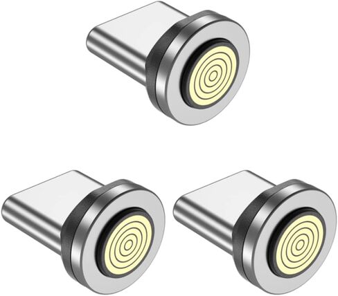 Magnetic Adapapter Tips 3 Pack 9 PIN USB2.0 480MPS Phone OTG Charging Replacement Tips Including Micro+iProduct+Type C Phone Cable Male Adapter in Saudi Arabia