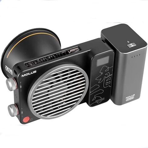 ZHIYUN MOLUS X100 Pro 100W COB LED Video Light Bi-Color 2700K-6500K Permanent Output Lighting, Bluetooth App Control, Bowens Mount Kit, DC/PD Power Supply in Saudi Arabia