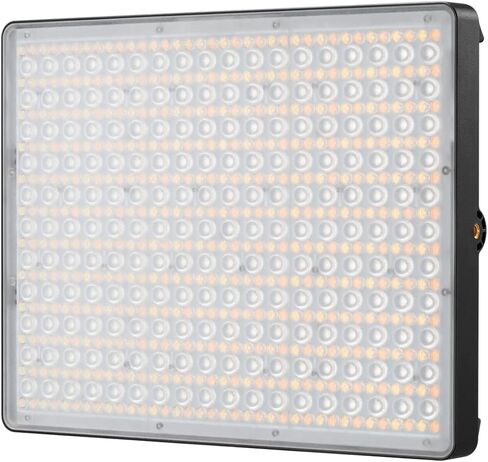 Aputure Amaran P60c LED Panel Video Light - RGBWW Full-Color 60W Continuous Output Lighting with Softbox, App Control, 10 Effects, Stepless Dimming - Professional Aputure Light for Video Production in Saudi Arabia