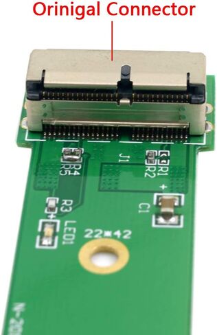 Cablecc PCI Express PCI-E 1X إلى 12+16Pin 2013-2017 Mac Pro Air SSD تحويل بطاقة لـ A1493 A1502 A1465 A1466 in Kuwait