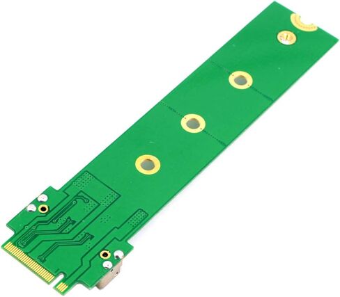 Cablecc PCI Express PCI-E 1X إلى 12+16Pin 2013-2017 Mac Pro Air SSD تحويل بطاقة لـ A1493 A1502 A1465 A1466 in Kuwait