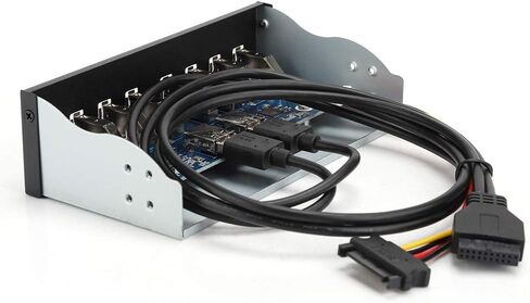 موزع لوحة امامية USB3.0، موزع USB 3.0 19 دبوس 8 منافذ تمديد محرك الاقراص الضوئية، محول اللوحة الامامية للكمبيوتر الشخصي in Kuwait