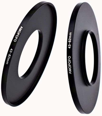 Universal 43 to 82mm /43mm to 82mm Step Up Ring Filter Adapter for UV,ND,CPL,Metal Step Up Ring in Kuwait