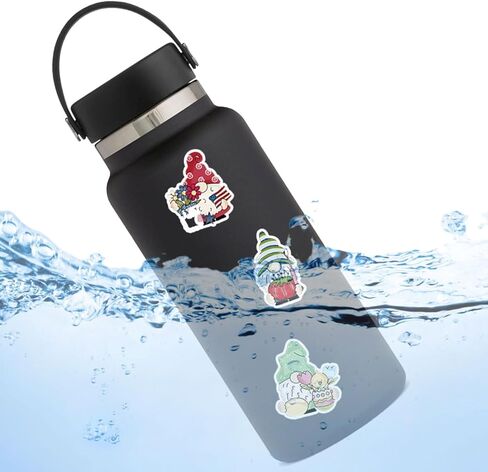 100 قطعة من ملصقات جنوم الفينيل ملصقات مقاومة للماء للكمبيوتر المحمول، زجاجة مياه، لوح التزلج، هدايا ملصقات جنوم لحفلات جنوم، سجل القصاصات، الجيتار - ممتعة للأطفال والمراهقين والبالغين in Kuwait