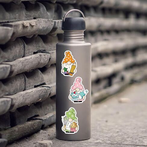 100 قطعة من ملصقات جنوم الفينيل ملصقات مقاومة للماء للكمبيوتر المحمول، زجاجة مياه، لوح التزلج، هدايا ملصقات جنوم لحفلات جنوم، سجل القصاصات، الجيتار - ممتعة للأطفال والمراهقين والبالغين in Kuwait