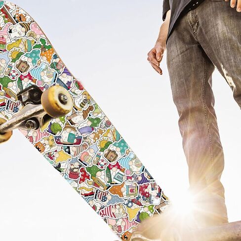 100 قطعة من ملصقات جنوم الفينيل ملصقات مقاومة للماء للكمبيوتر المحمول، زجاجة مياه، لوح التزلج، هدايا ملصقات جنوم لحفلات جنوم، سجل القصاصات، الجيتار - ممتعة للأطفال والمراهقين والبالغين in Kuwait