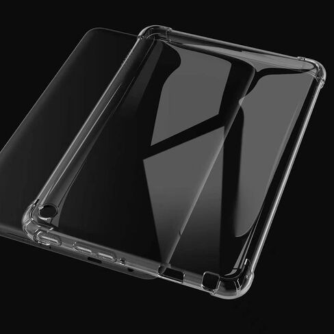 حافظة Dteck ذات غطاء خلفي شفاف لجهاز Amazon Kindle Fire 7 Tablet الجيل الثاني عشر (إصدار 2022)، حافظة حماية من السيليكون المتين خفيفة الوزن للغاية لجهاز Kindle Fire 7 Tablet الجيل الثاني عشر in Kuwait