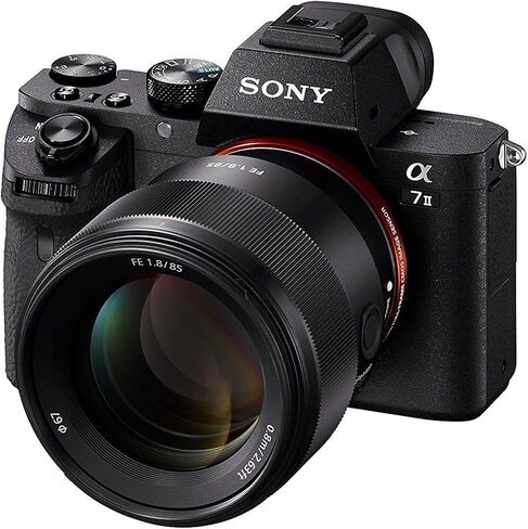 Sony FE 85mm F1.8 Lens SEL85F18 Large Aperture for Full Frame and APS-C E-Mount Mirrorless Cameras Bundle with Deco Gear Photography UV/CPL/FLD Filter Set + Photo Video Software Kit and Accessories in Saudi Arabia