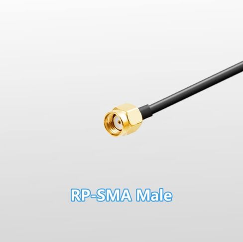 POBADY WiFi Antenna 2.4G / 5.8G ثنائي التردد هوائيات مزدوجة إشارة معززة قاعدة مغناطيسية 6dBi RP-SMA محول سطح المكتب PCIE بطاقة الشبكة AX200 هوائي خارجي 1.2M 3.9ft لبطاقة توجيه WiFi اللاسلكية in Kuwait