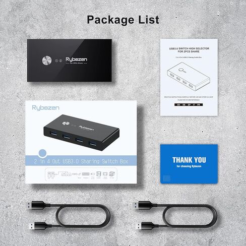 محول USB 3.0، محول USB 2 جهاز كمبيوتر يشارك 4 USB للماسح الضوئي للطابعة ولوحة المفاتيح، محدد مفتاح USB KVM مع كابلين USB 3.0، متوافق مع أنظمة التشغيل Windows وMac وLinux in Kuwait