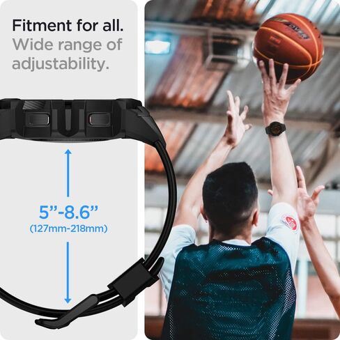 Spigen Rugged Armor Pro for Galaxy Watch Band with Case Durable TPU in Saudi Arabia