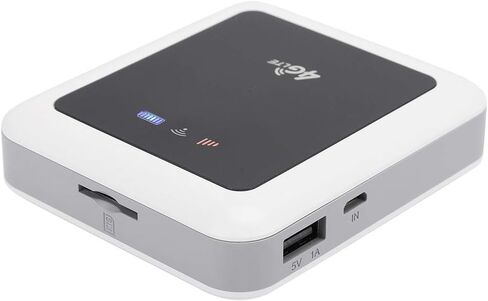 4G LTE Mobile Hotspot 5200mAh شاحن متنقل باور بانك، جهاز توجيه متنقل صغير مع بنك طاقة للسفر يدعم نقاط اتصال واي فاي، إنشاء تلقائي، بنك طاقة متنقل وجيب واي فاي، مدعوم فقط في أوروبا in Kuwait