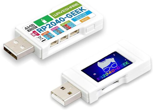 لوحة تطوير RP2040-GEEK تعتمد على وحدة تحكم دقيقة RP2040 مع شاشة LCD ملونة 65 كيه مقاس 1.15 انش، تنزيل تصحيح وتصحيح USB مناسب لجهاز راسبيري باي بيكو in Saudi Arabia