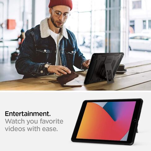 Spigen Tough Armor TECH مُصممة لحافظة iPad 10.2، وحافظة iPad من الجيل التاسع (2021) / حافظة iPad من الجيل الثامن (2020) / حافظة iPad من الجيل السابع (2019) - جونميتال in Kuwait