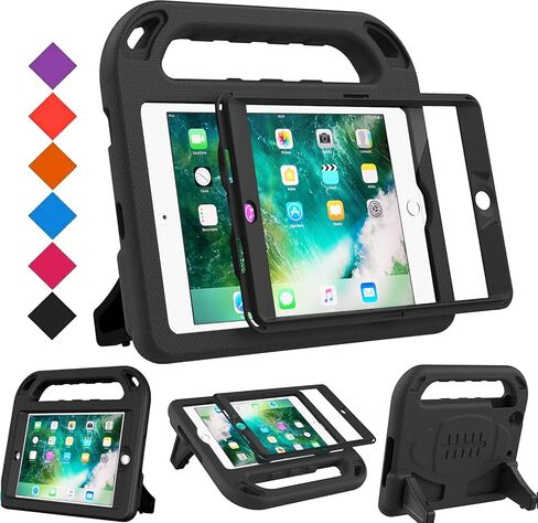 BMOUO Case for iPad Mini 1 2 3, iPad Mini 1/2/3 Case for Kids - Built-in Screen Protector, Shockproof Lightweight Hard Cover Handle Stand Kids Case for iPad Mini 1st 2nd 3rd Generation, Blue in Saudi Arabia